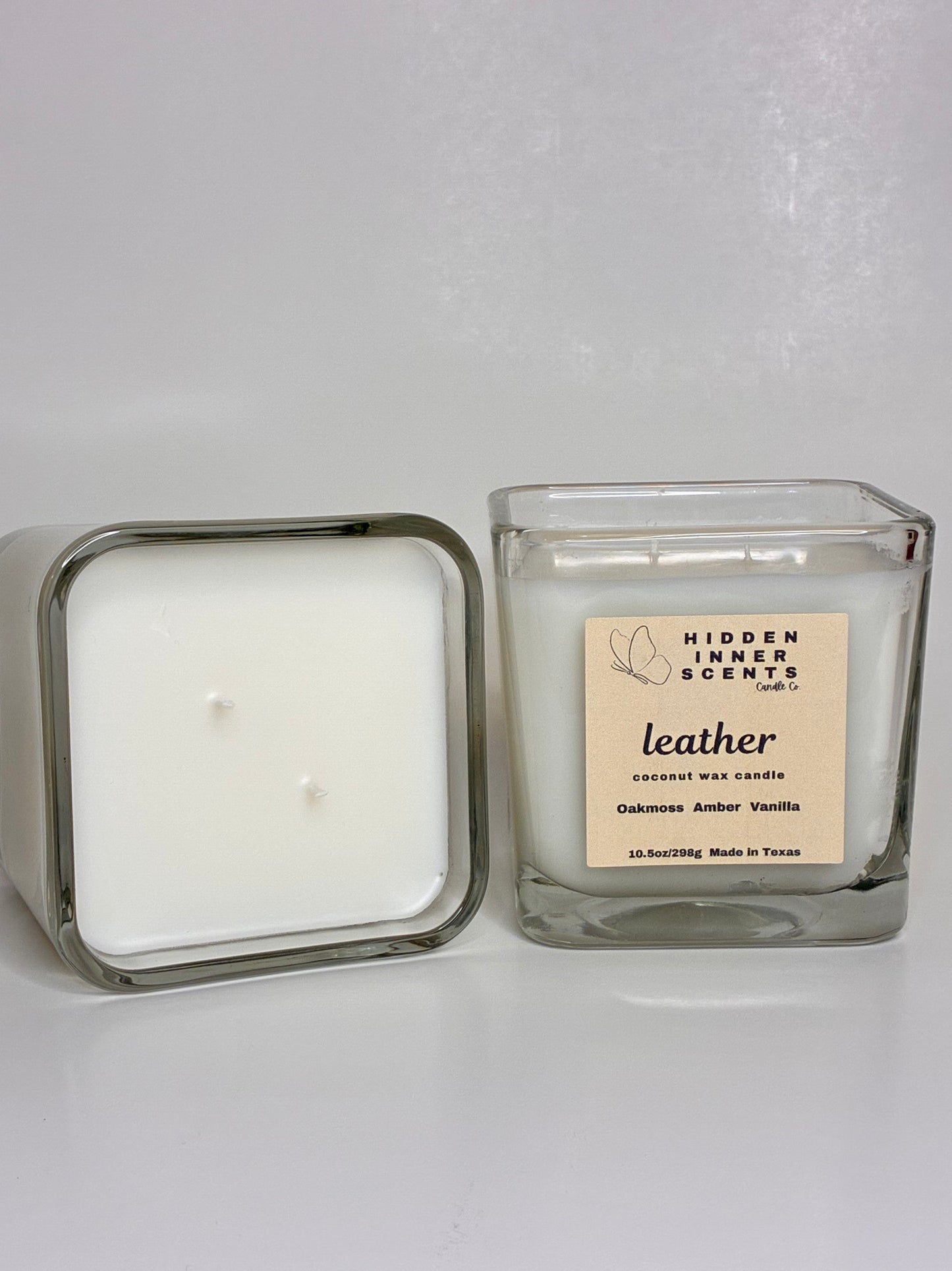 Leather 10.5oz Candle