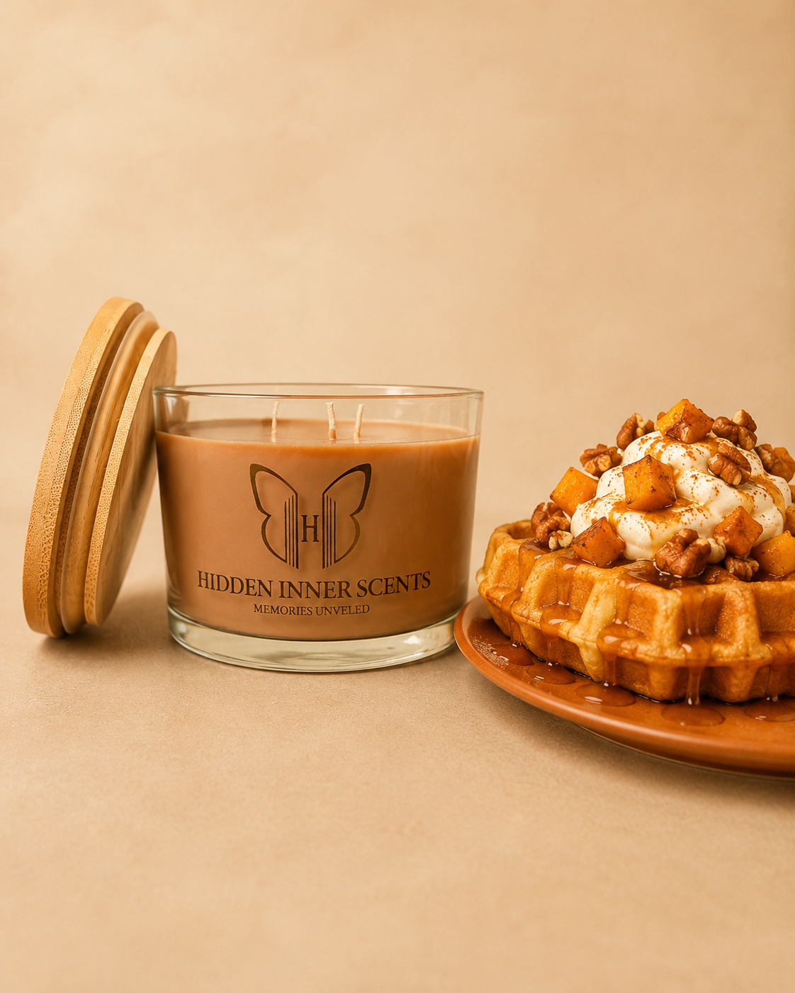 Pumpkin Pecan Waffle - 3 Wick Candle